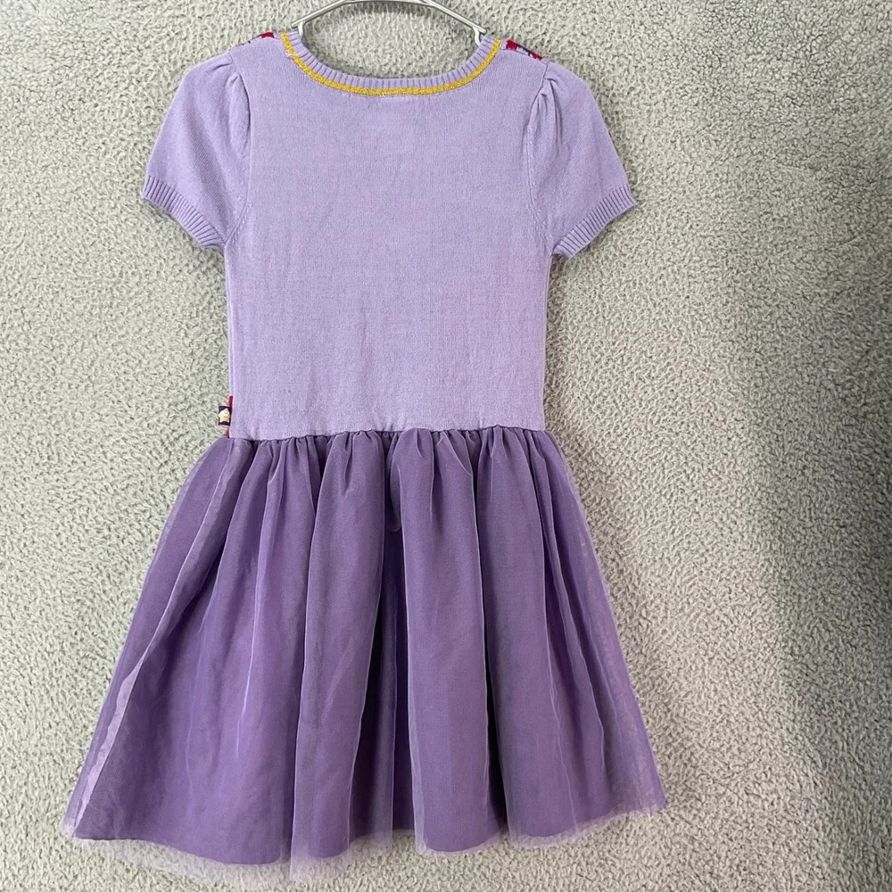 Disney Wish Asha Costume Dress Kids L 10-12 Purple Excellent Tulle Knit Skirt